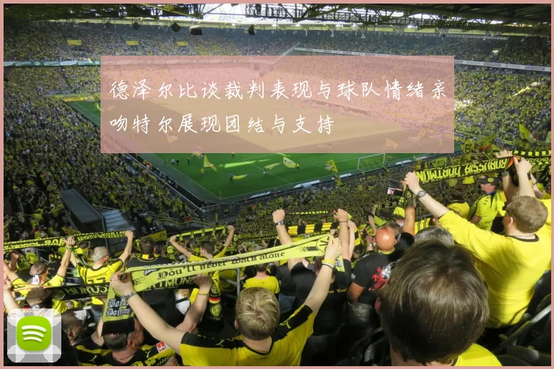 德泽尔比谈裁判表现与球队情绪亲吻特尔展现团结与支持